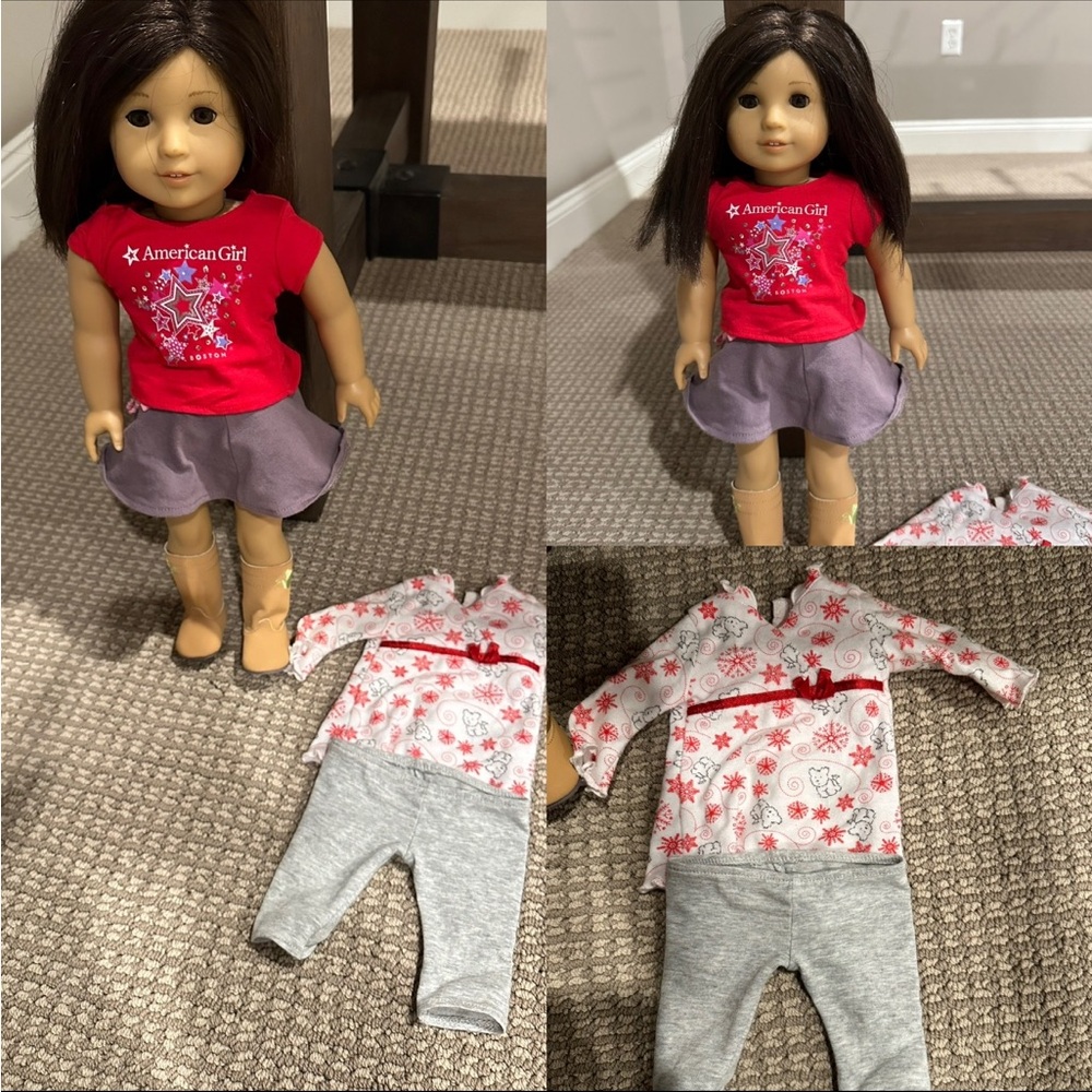 american girl doll + clothes